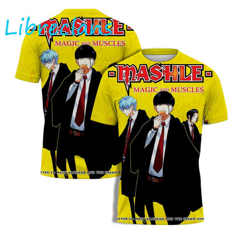 T-shirt Mashle Magic and Muscles Full Print 7